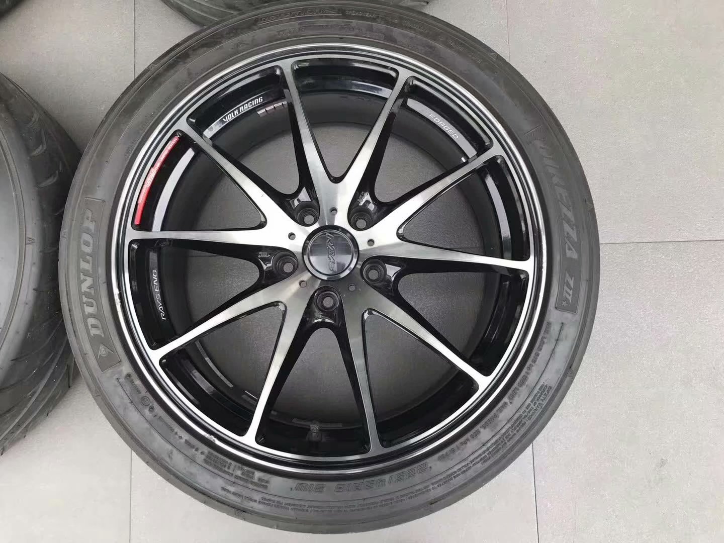 拆車 日本  RAYS G25 KK色 鍛造 # 18寸