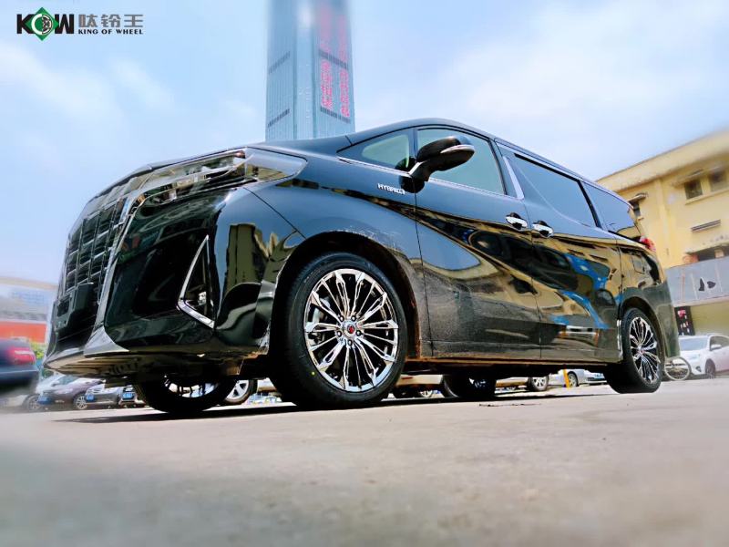 提新車，埃爾法 換 RAYS triaina 19寸 米其林完工