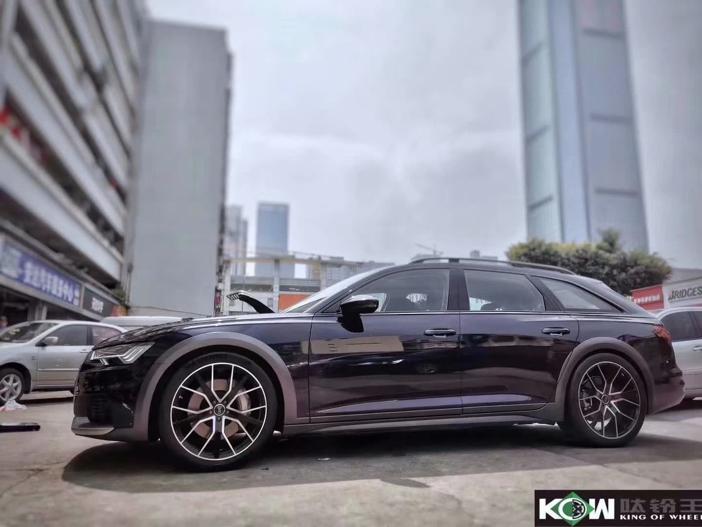 提新車(chē)，奧迪A6 allroad  換高端私人定制鍛造21寸