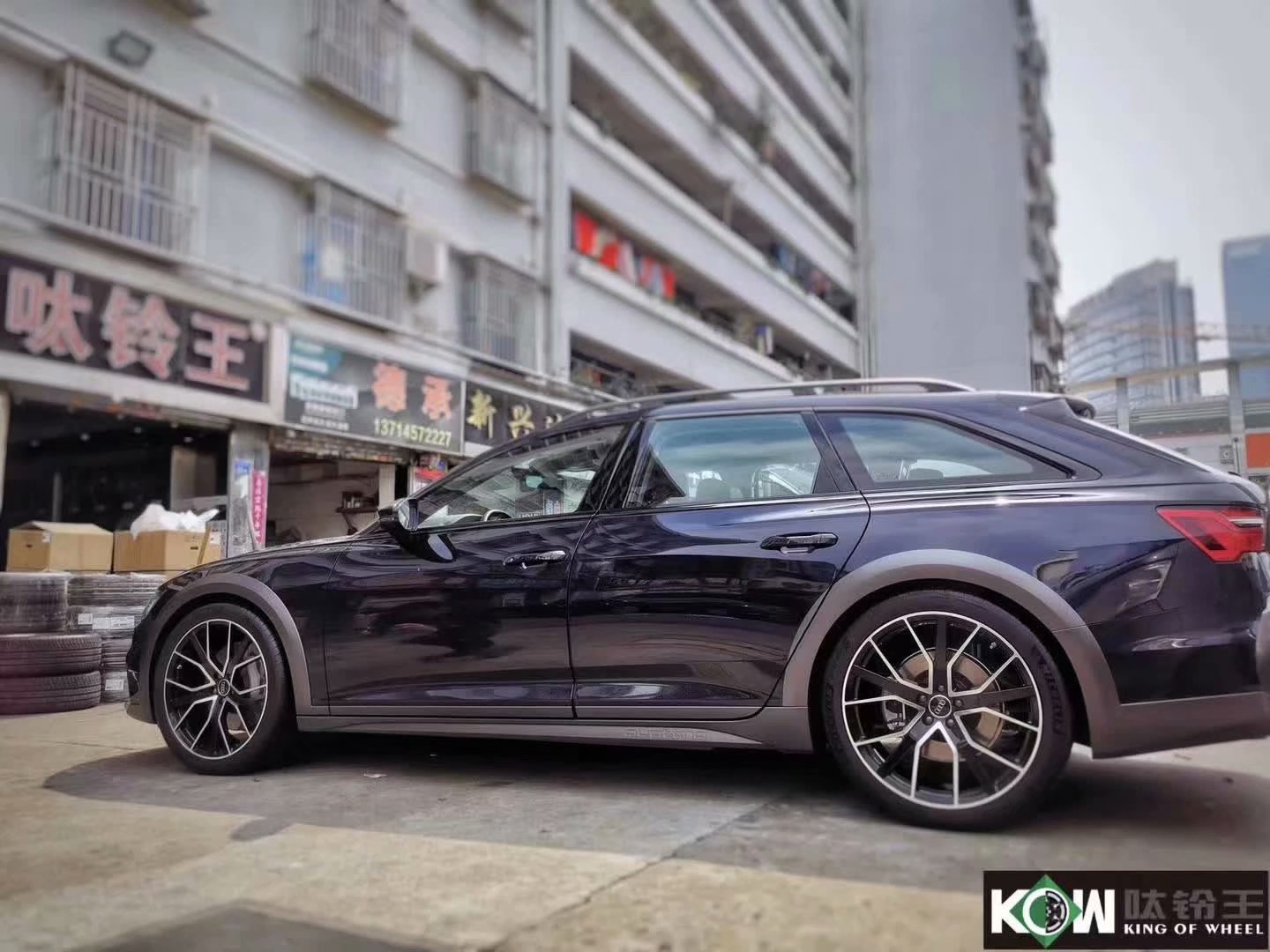 提新車(chē)，奧迪A6 allroad  換高端私人定制鍛造21寸