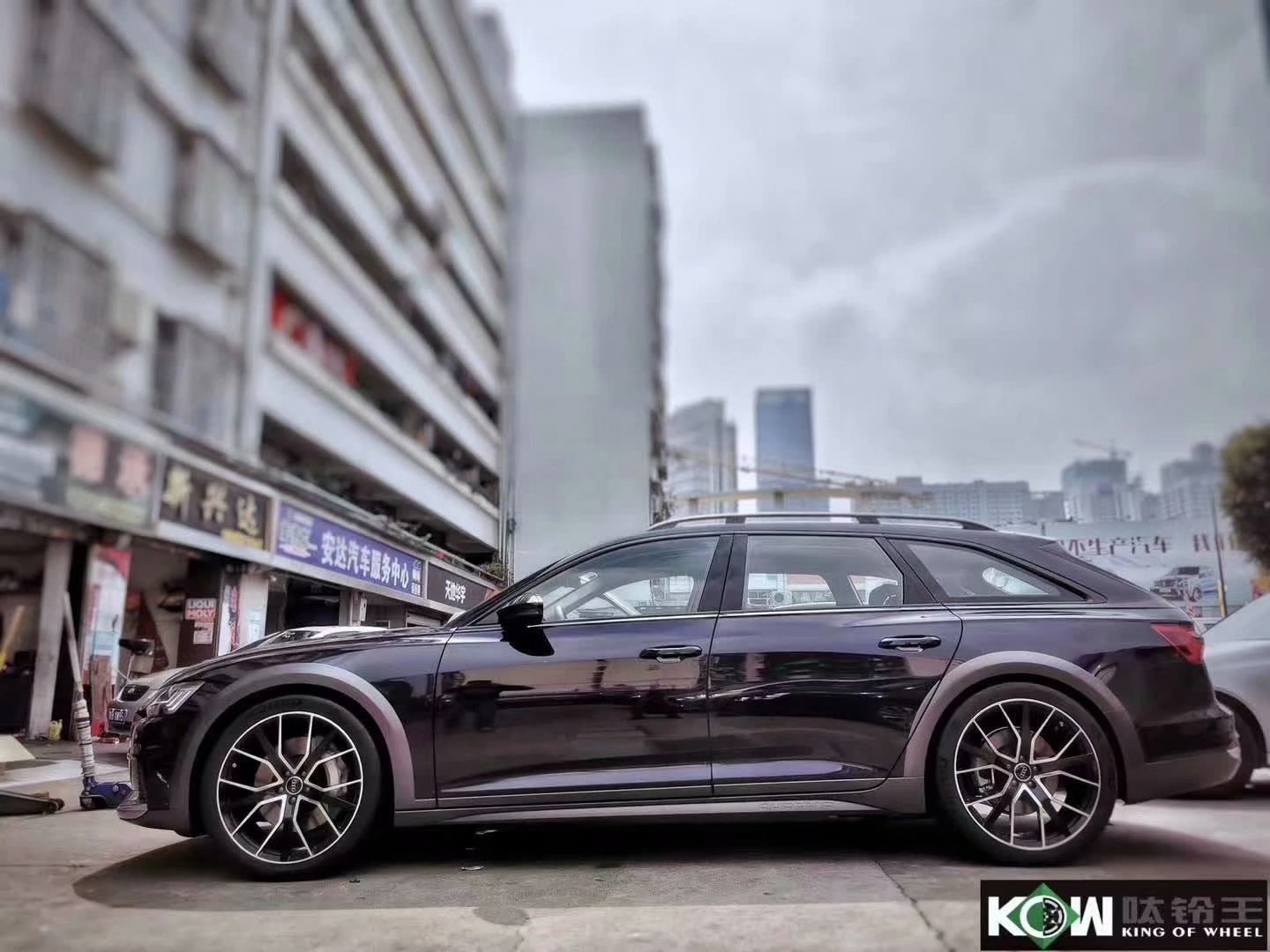 提新車(chē)，奧迪A6 allroad  換高端私人定制鍛造21寸