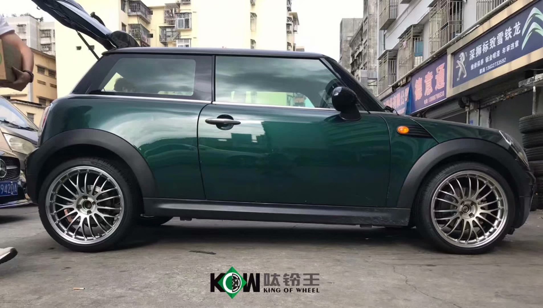 mini ，換 RAYS C345 ，18寸 完工！