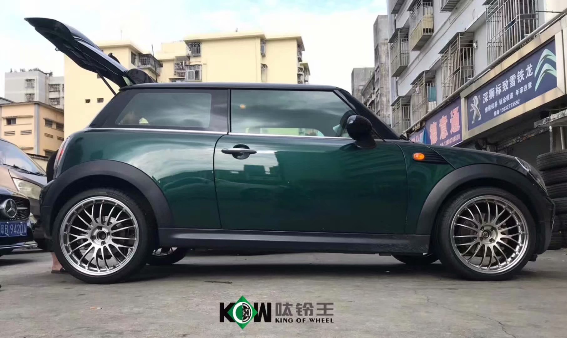 mini ，換 RAYS C345 ，18寸 完工！