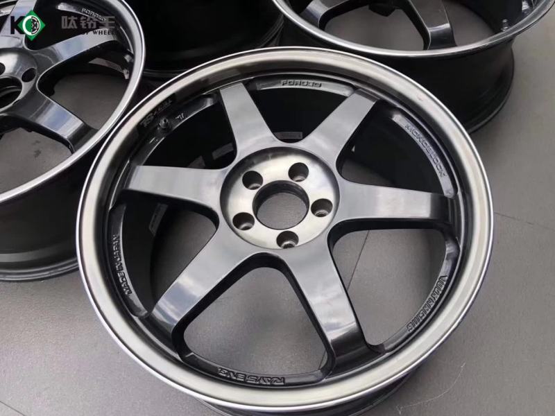 拆車 日本RAYS TE37 SL 原漆 19寸