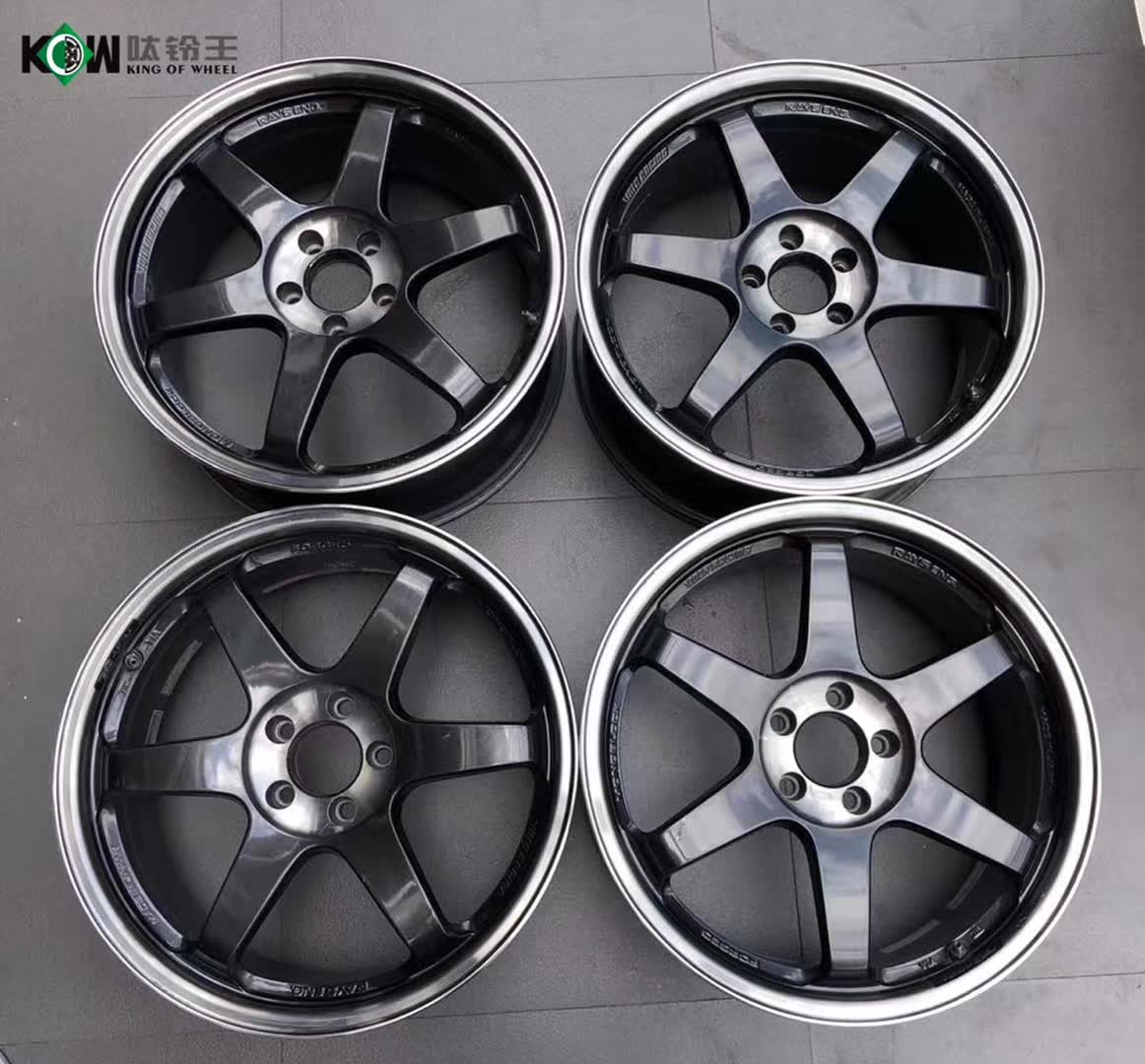 拆車 日本RAYS TE37 SL 原漆 19寸