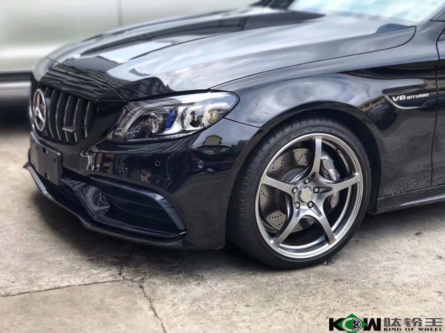 奔馳C63 換RAYS G50 19寸完工
