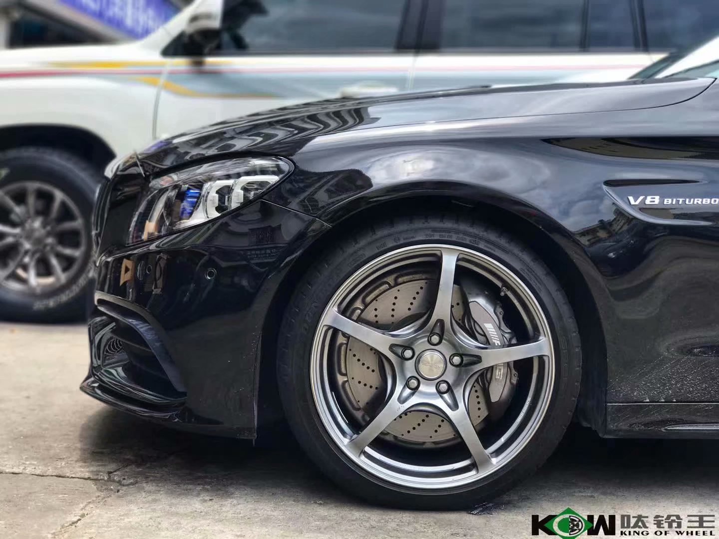 奔馳C63 換RAYS G50 19寸完工