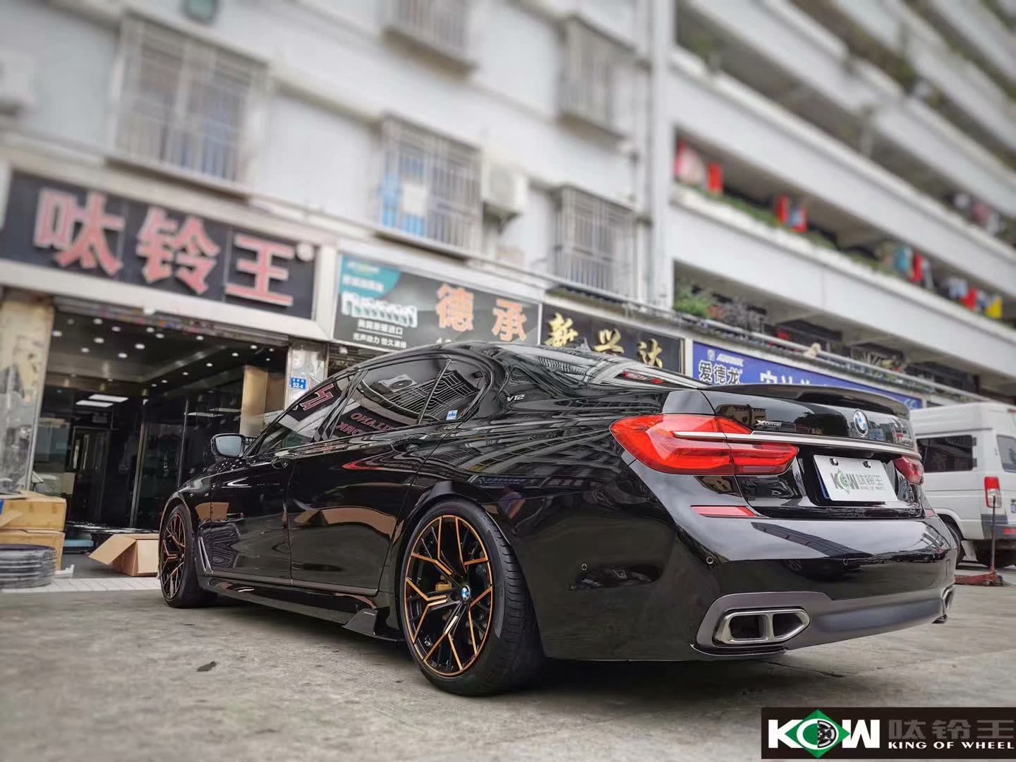 寶馬M760 換 高端私人定制鍛造 20寸 完工！