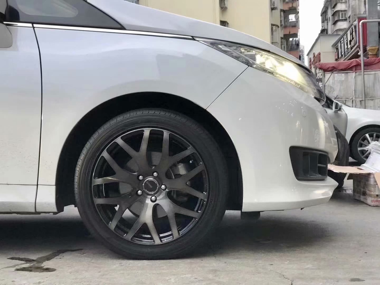 奧德賽，換RAYS S7 18寸 完工！
