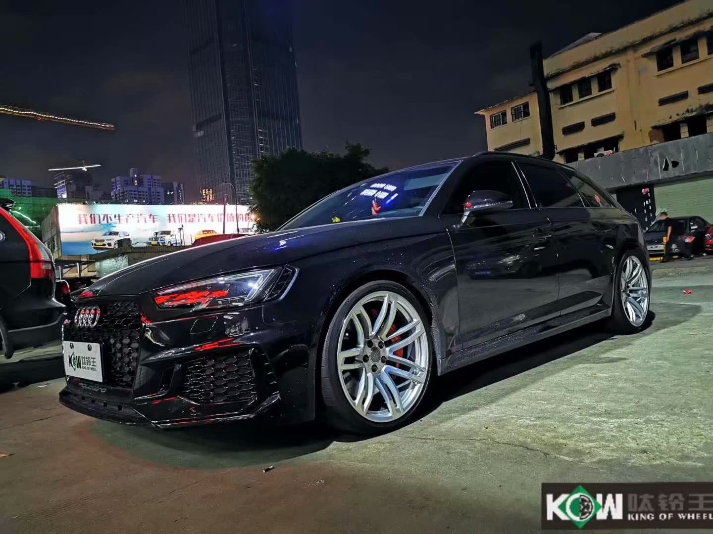 奧迪RS4 換原廠鍛造20寸完工！