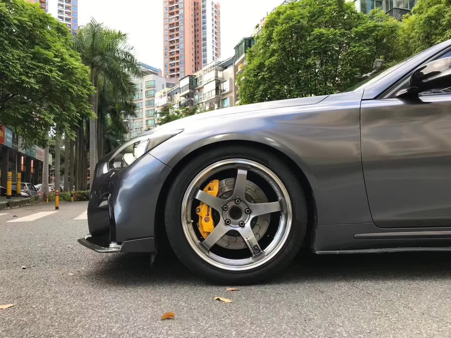 感謝回圖# 英菲尼迪Q50  19寸 ADVAN GT 完工 ！