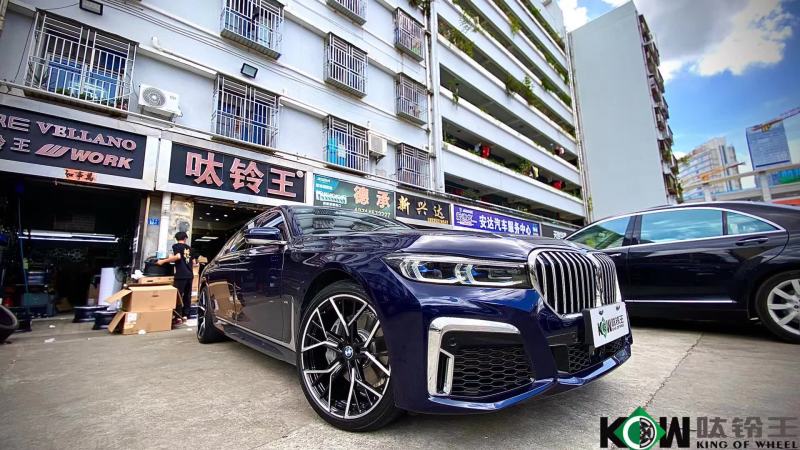 提新車，新款寶馬7系換高端私人定制鍛造20寸完工