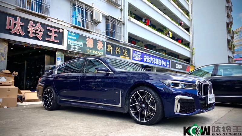 提新車，新款寶馬7系換高端私人定制鍛造20寸完工