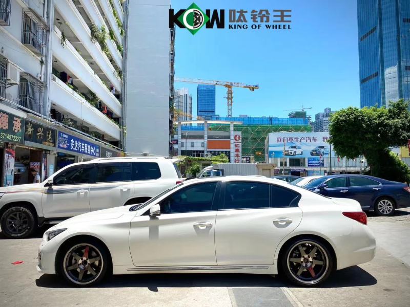 英菲尼迪，換RAYS TE37sl 19寸完工