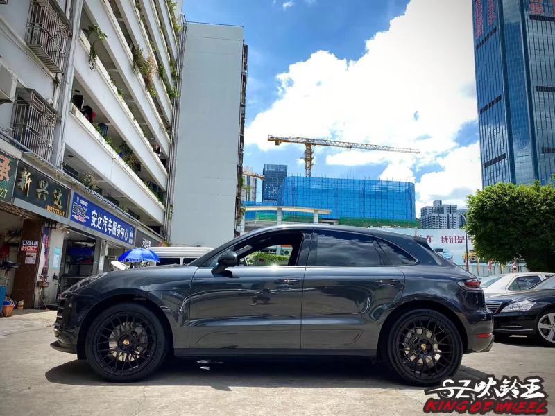 保時捷Macan 換高端私人定制鍛造21寸