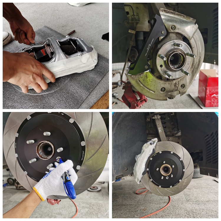 成都捷豹XEL改裝MA60GT六活塞剎車套件