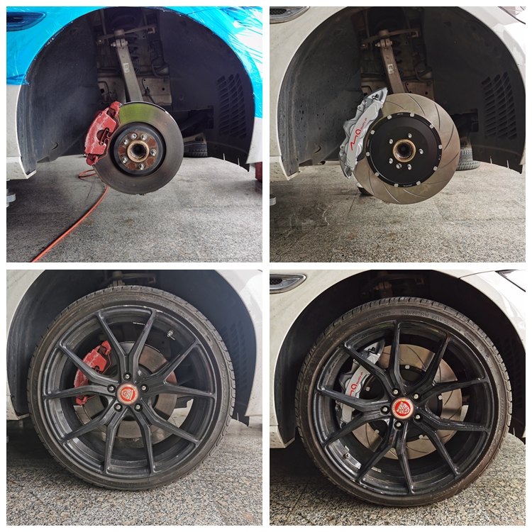 成都捷豹XEL改裝MA60GT六活塞剎車套件