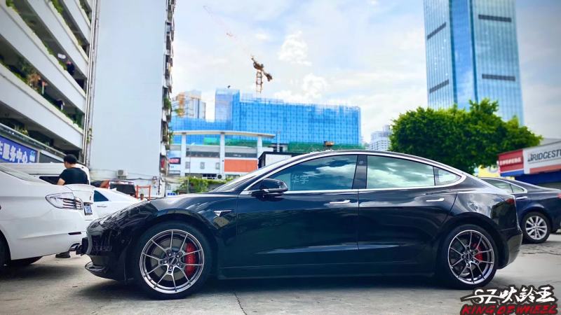 特斯拉Model 3 換全新RAYS G025 19寸完工