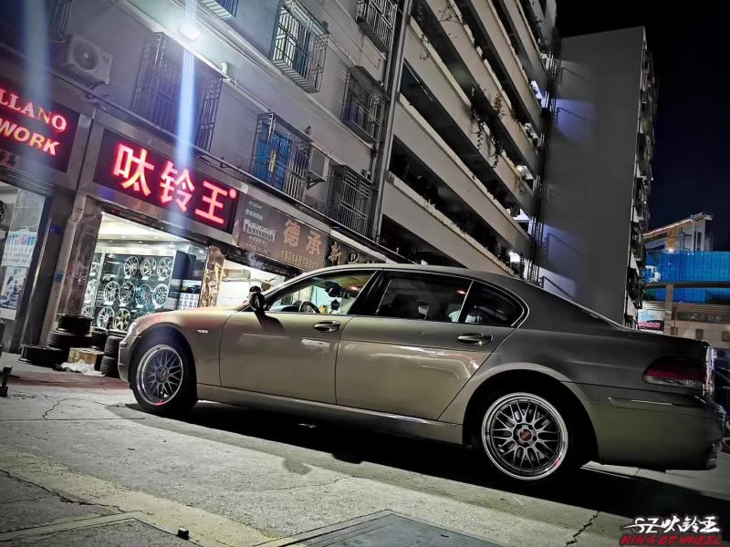 寶馬7系 換BBS LM 19寸完工?東洋PXSP 非常經(jīng)典