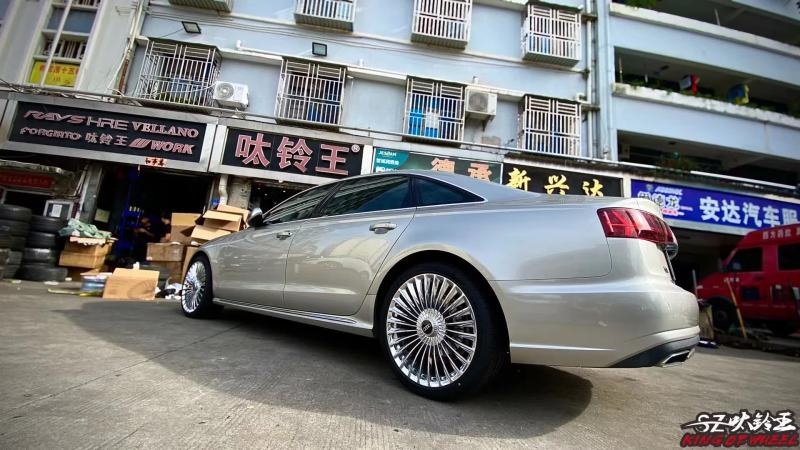 奧迪 ，換高端私人定制鍛造20寸完工