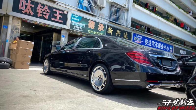 提新車 邁巴赫S450 升級原廠鍛造20寸大燒餅完工！