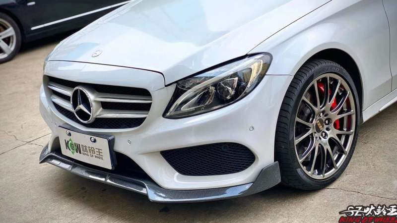 奔馳C 換日本BBS RE-V 19寸完工！