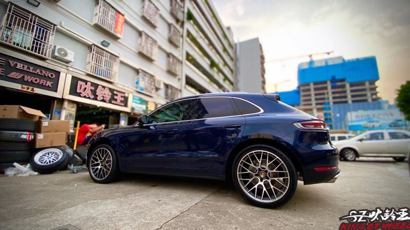 保時捷Macan 換高端私人定制鍛造21寸