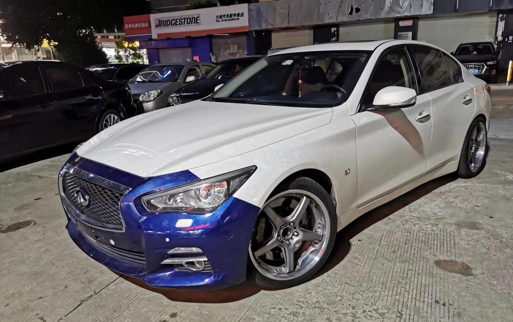 英菲尼迪q50 換 RAYS GTS 19寸完工