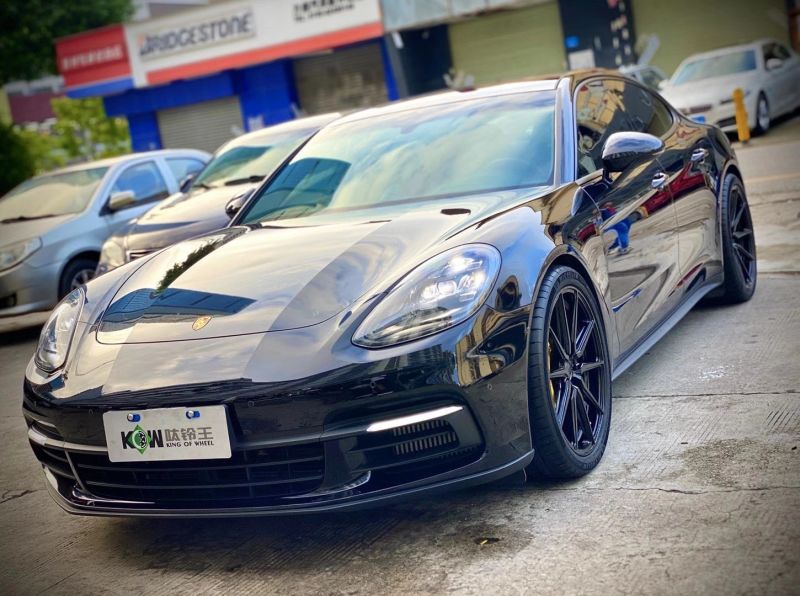 美國 Vossen HF-3 高亮黑 帕拉梅拉 971首裝