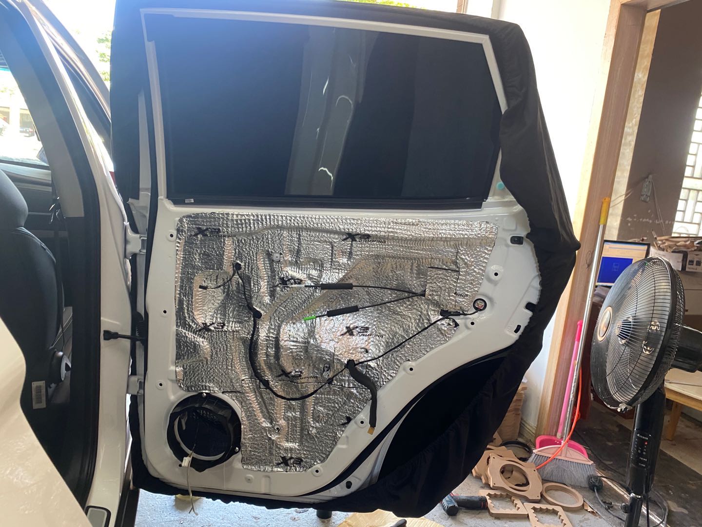 汕頭星悅汽車音響江淮嘉悅X7小投入大提升升級四門STEG隔音降噪音響改裝德國彩虹二分頻套裝喇叭流動的音符