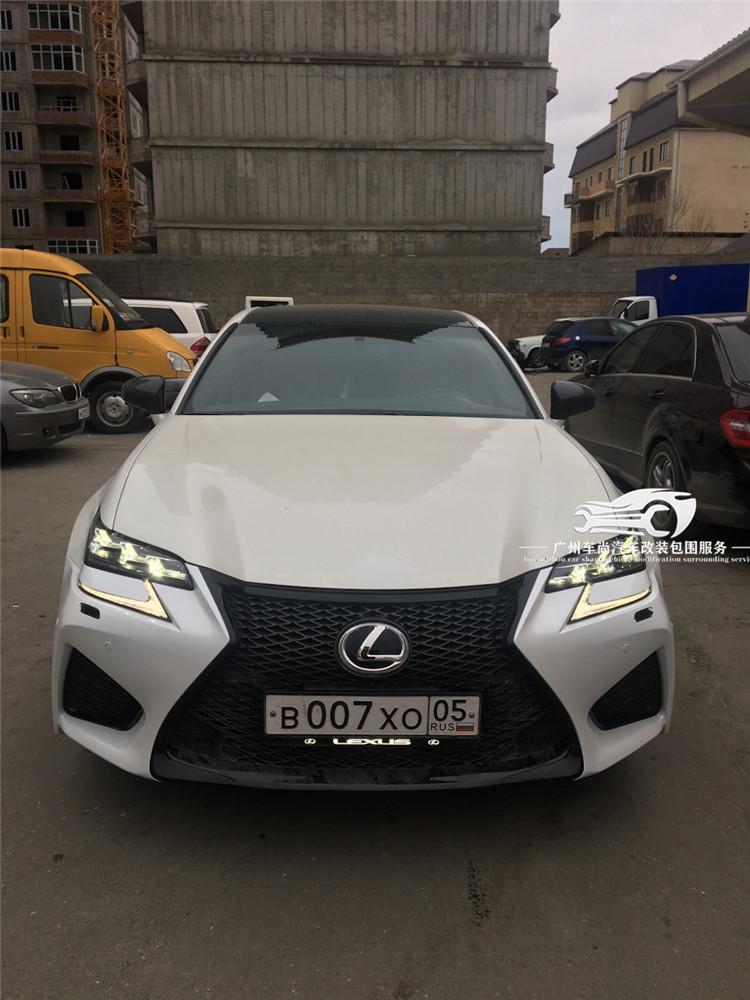 新款雷克薩斯GS改裝GS F前杠中網(wǎng) GS200t3450h升級(jí)高配大包圍側(cè)裙
