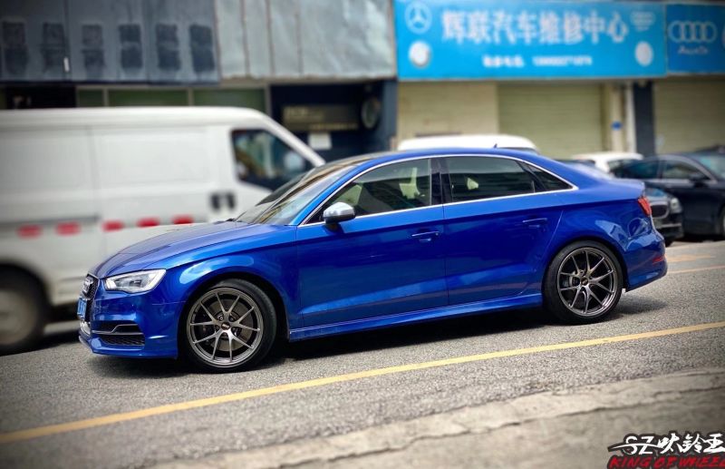 奧迪S3，換 BBS RI-A 18寸 完工！