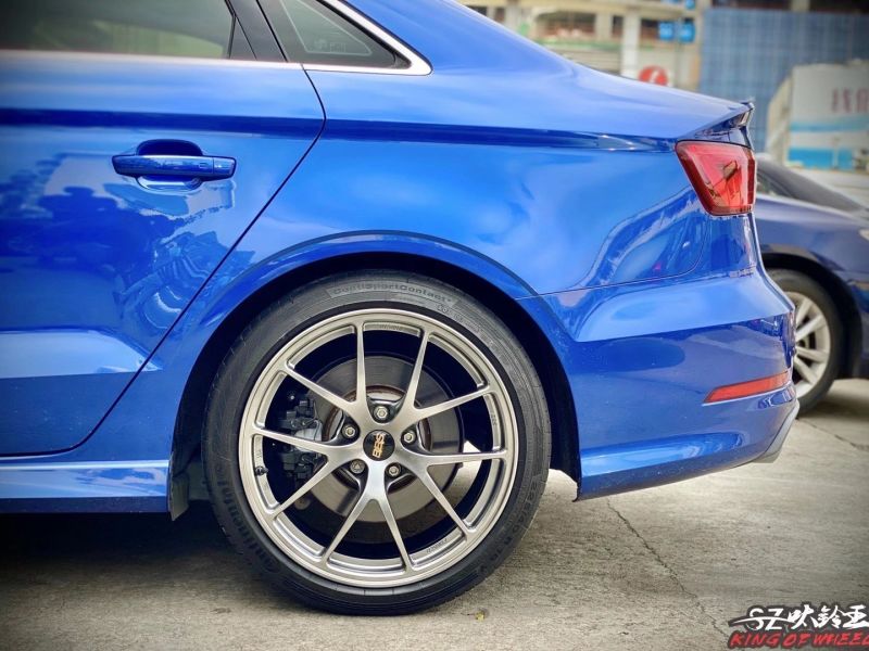 奧迪S3，換 BBS RI-A 18寸 完工！