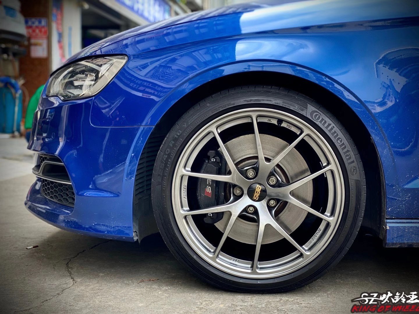 奧迪S3，換 BBS RI-A 18寸 完工！