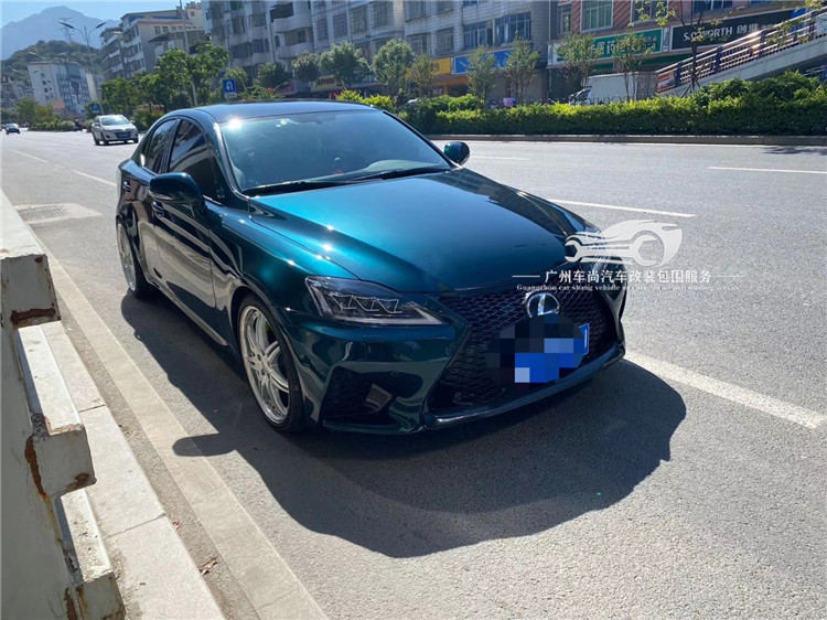 老款雷克薩斯is改裝大嘴前杠 06-12改裝新款三眼大燈GSF前杠中網(wǎng)