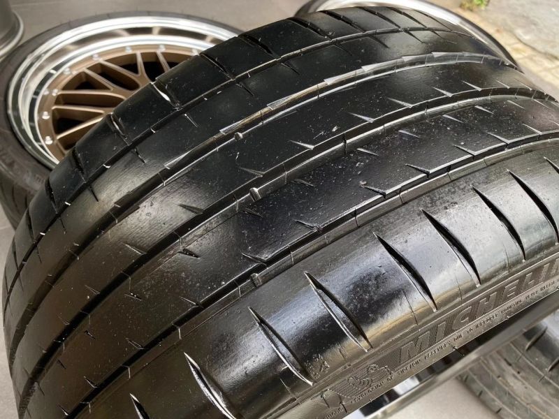 9.9新 日本BBS LM 古銅色限量版