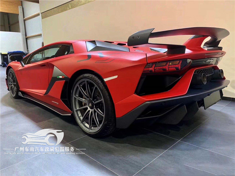 兰博基尼LP700改装SVJ大包围 Aventador大牛7250前后杠叶子板尾翼