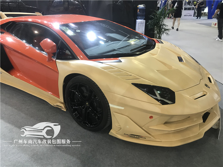 兰博基尼LP700改装SVJ大包围 Aventador大牛7250前后杠叶子板尾翼