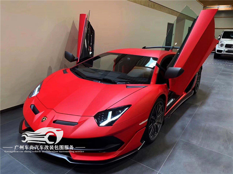 兰博基尼LP700改装SVJ大包围 Aventador大牛7250前后杠叶子板尾翼