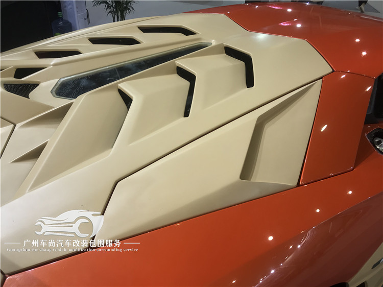 蘭博基尼LP700改裝SVJ大包圍 Aventador大牛7250前后杠葉子板尾翼