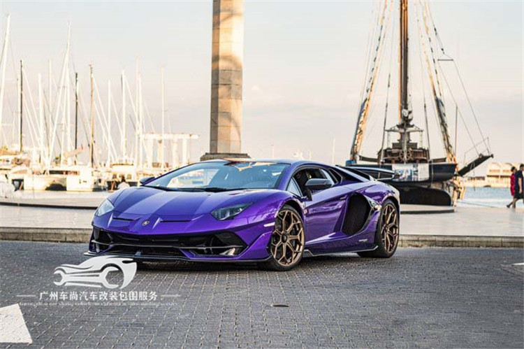 兰博基尼LP700改装SVJ大包围 Aventador大牛7250前后杠叶子板尾翼