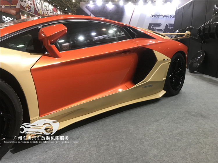 兰博基尼LP700改装SVJ大包围 Aventador大牛7250前后杠叶子板尾翼