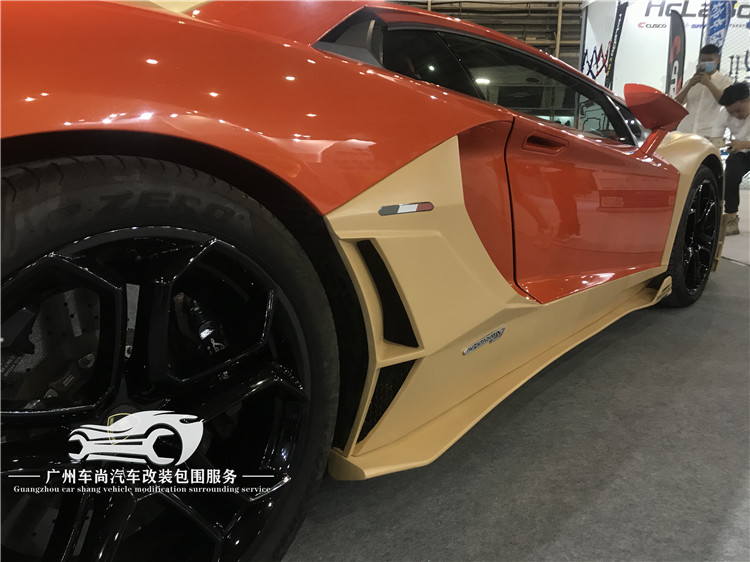 蘭博基尼LP700改裝SVJ大包圍 Aventador大牛7250前后杠葉子板尾翼