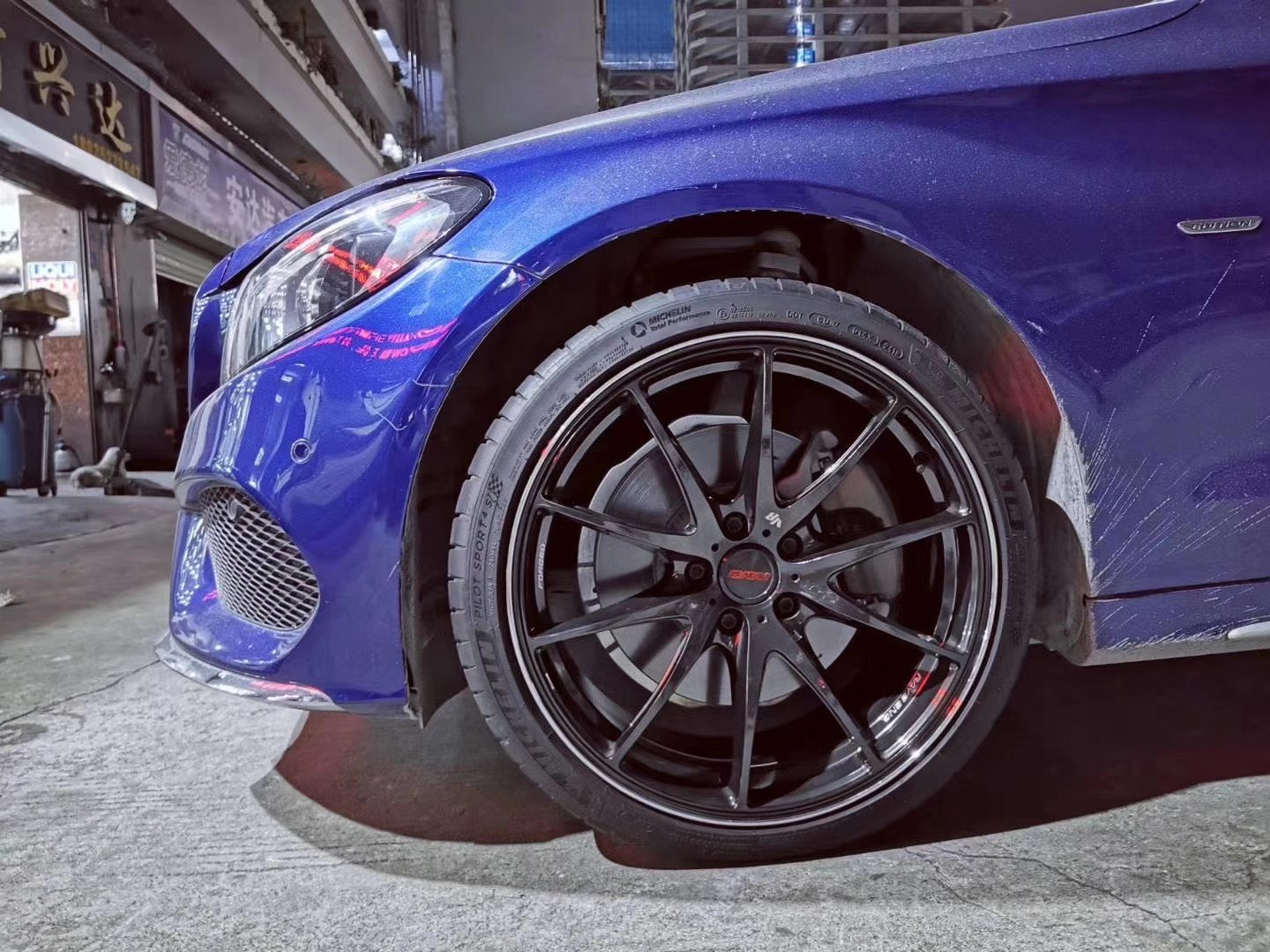 奔馳C 換RAYS G25 19寸