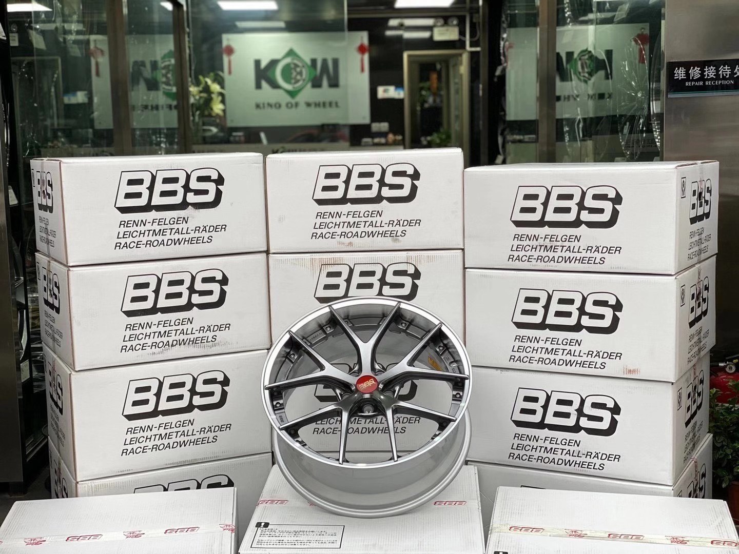 全新 日本  BBS RIS 双片锻造20寸