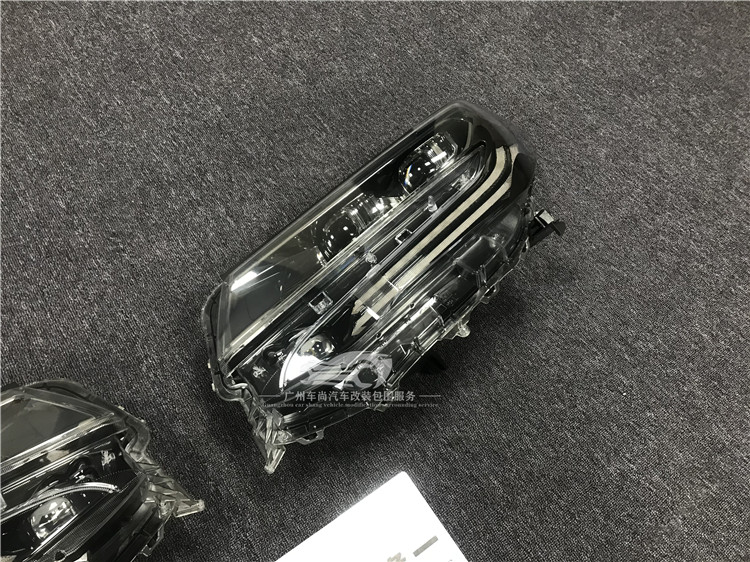 豐田埃爾法兩眼大燈 老款改裝新款原廠全新 拆車三眼大燈總成包圍
