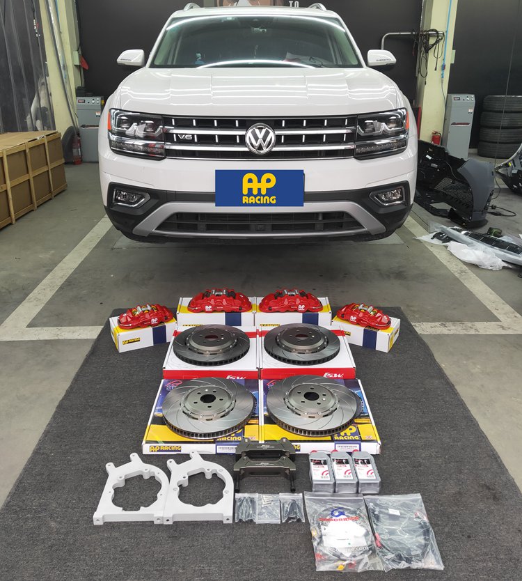 成都大眾途昴剎車(chē)改裝AP85系列前六后四剎車(chē)套件