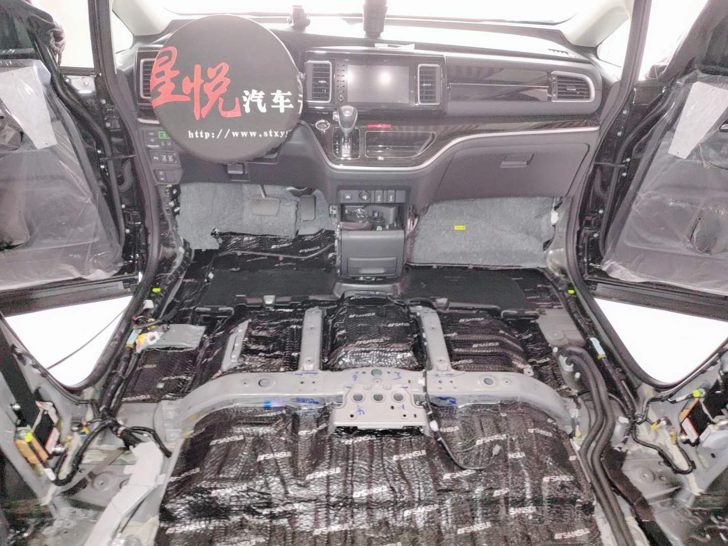 汕頭星悅汽車音響本田艾力紳新車汽車隔音全車山水減振降噪解決噪音靜享舒適