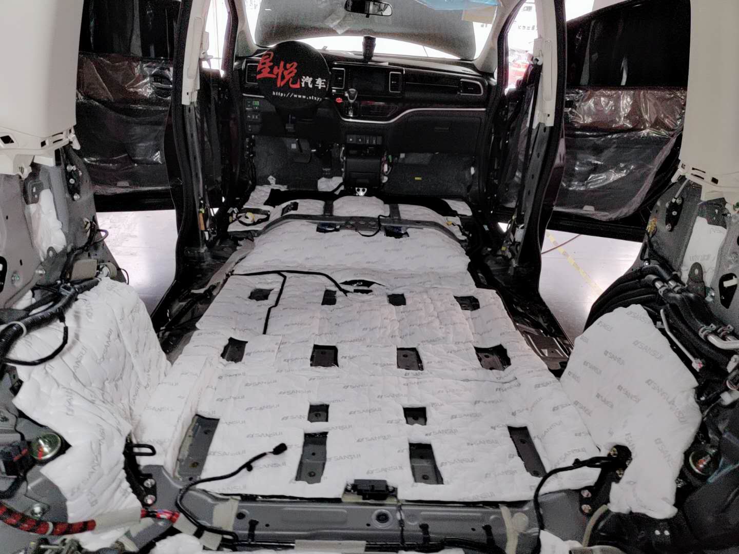 汕頭星悅汽車音響本田艾力紳新車汽車隔音全車山水減振降噪解決噪音靜享舒適