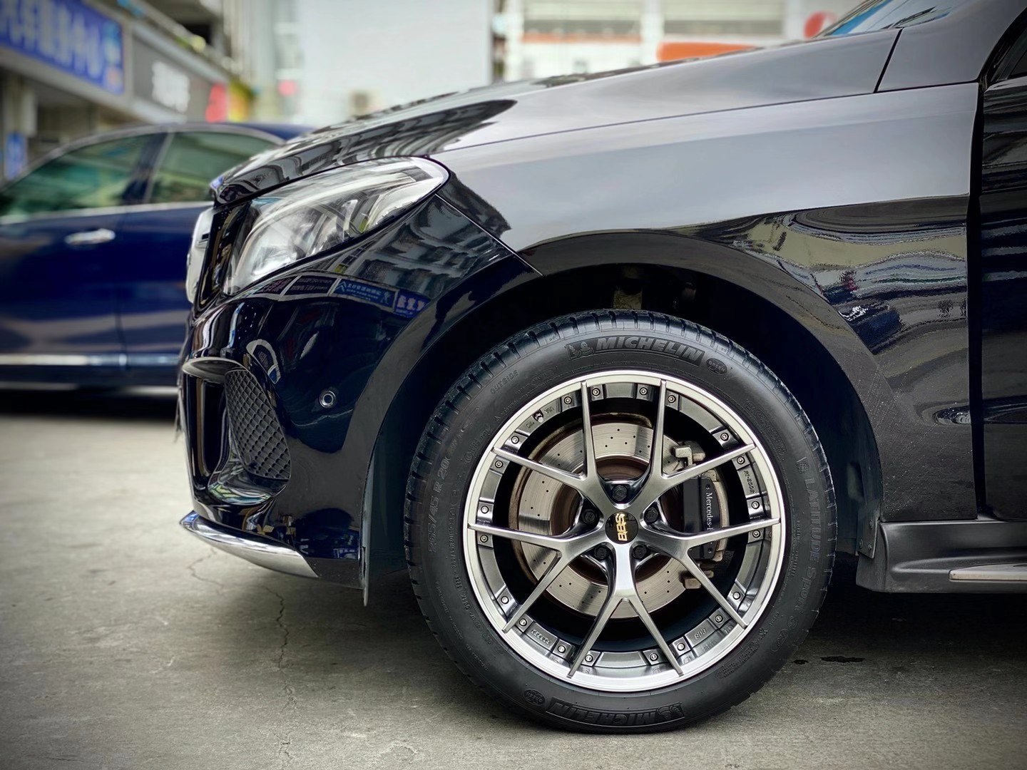 奔馳GLE 換全新日本BBS RI-S